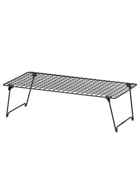 IKEA GREJIG Grey Wire Shelf / Shoe Rack • Stackable Storage • NWT